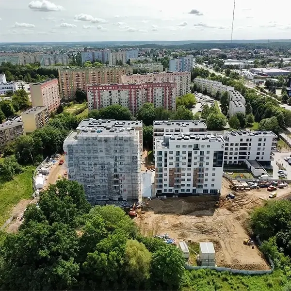 Osiedle Panorama w Olsztynie, postęp prac